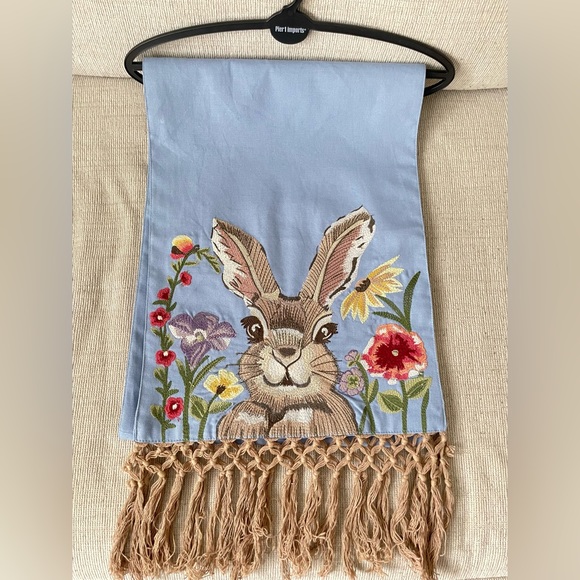 Pier 1 imports blue Easter table runner - Picture 2 of 10